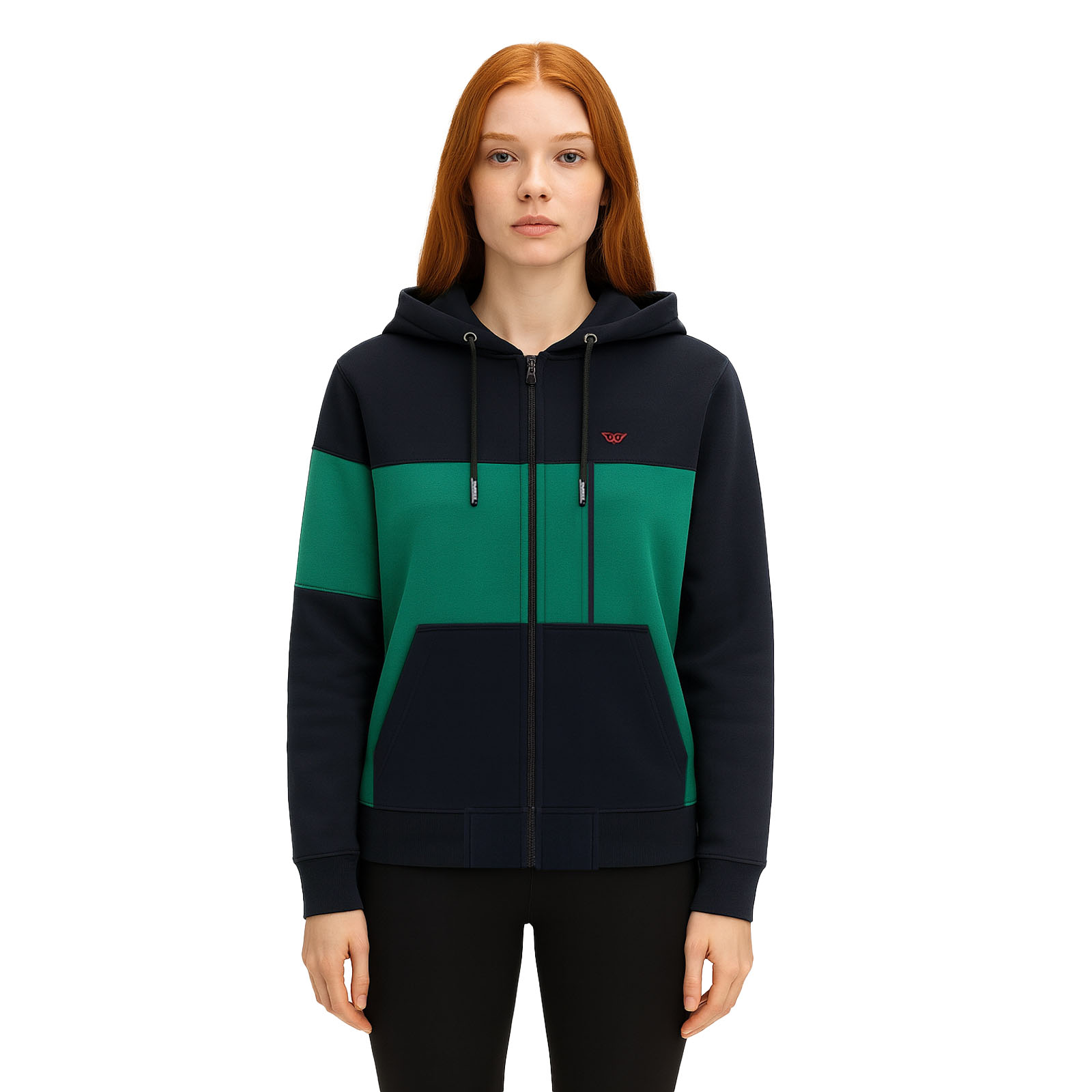 Kapşonlu Fermuarlı Sweatshirt Pollux