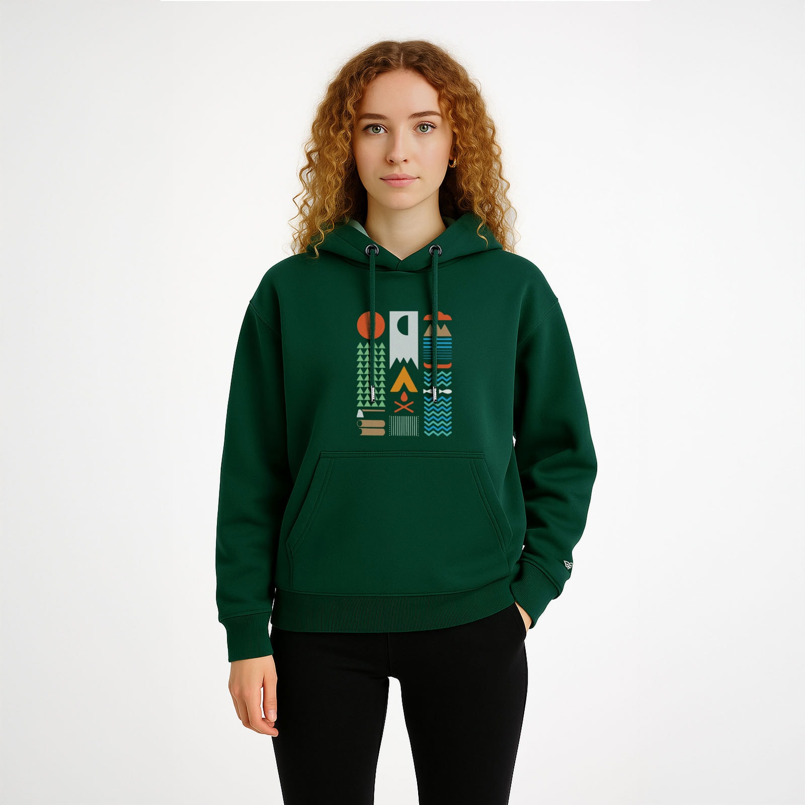 Kamp Bauhaus Tasarım Kapşonlu Sweatshirt