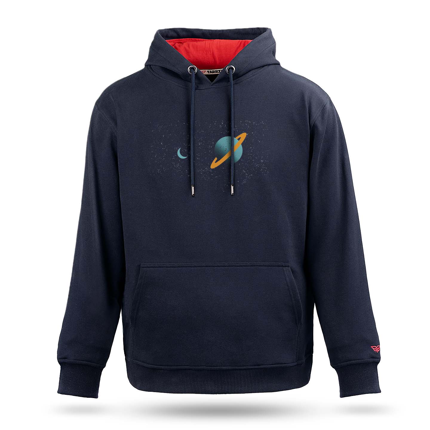 Satürn Tasarım Kapşonlu Sweatshirt