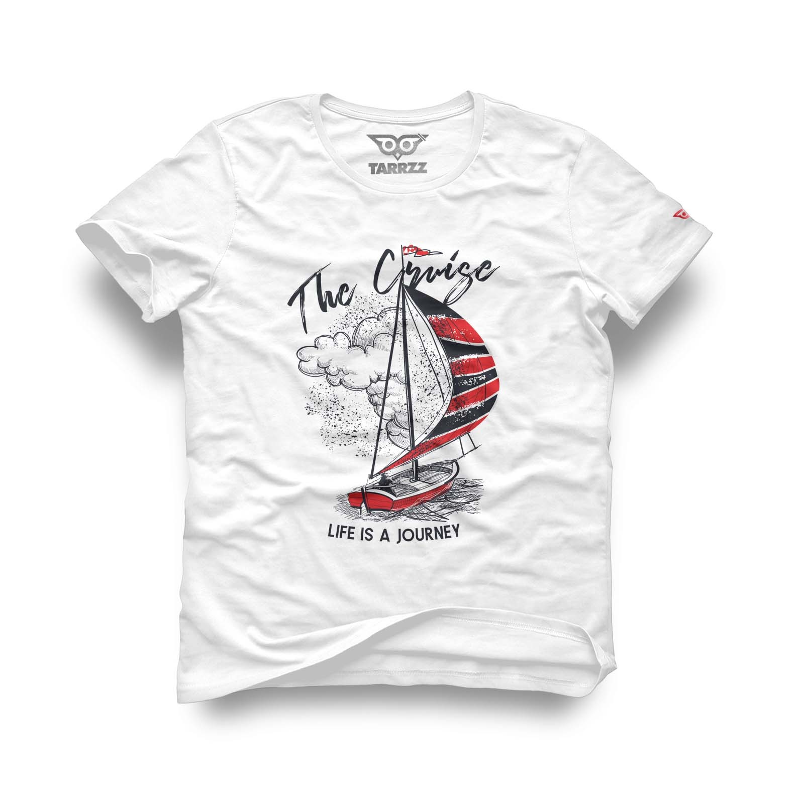 Red Sailboat Graphic Tee