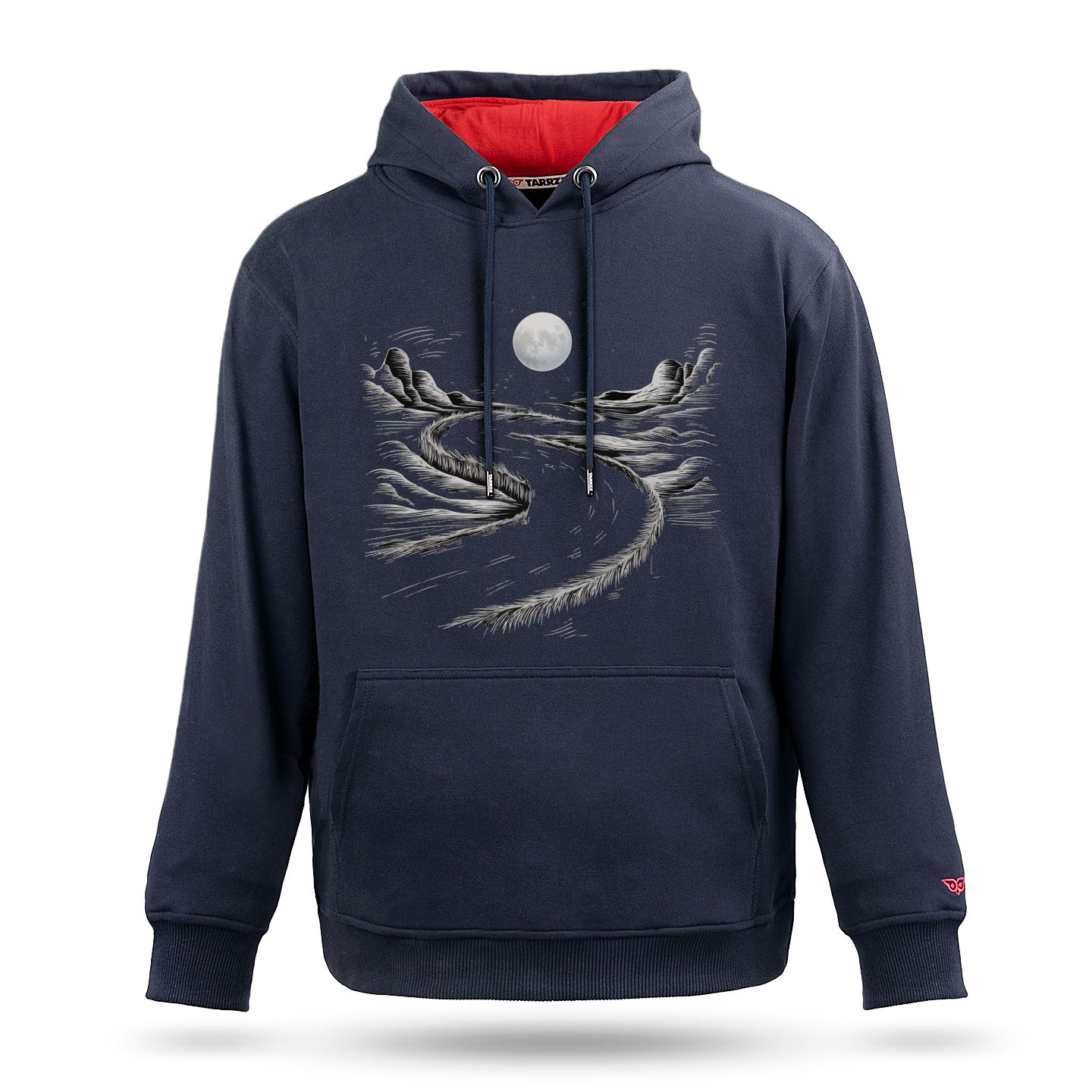 Mystic Path Tasarım Kapşonlu Sweatshirt