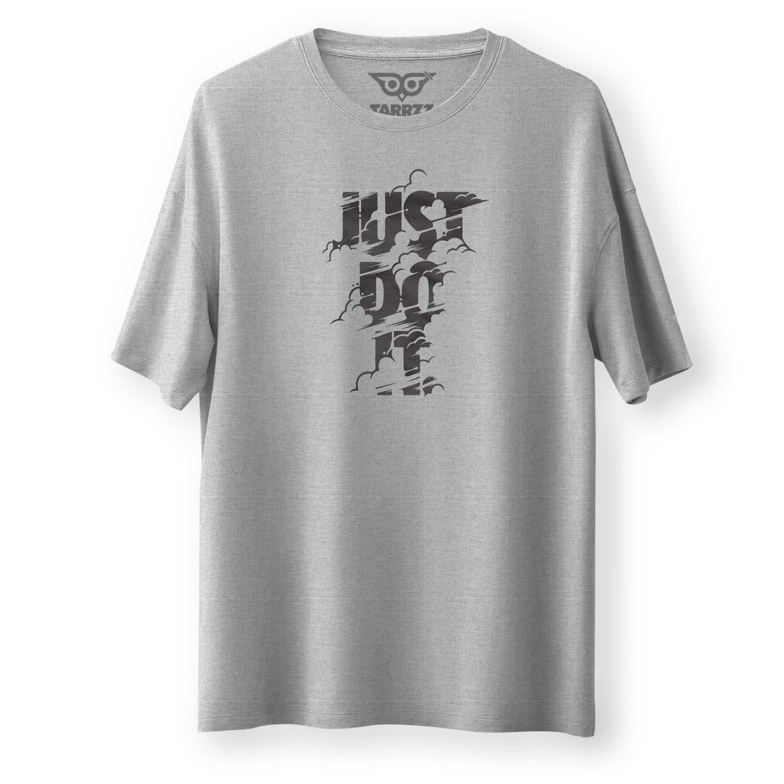 Outlet Oversize Bol Kesim Tişört Just Do It