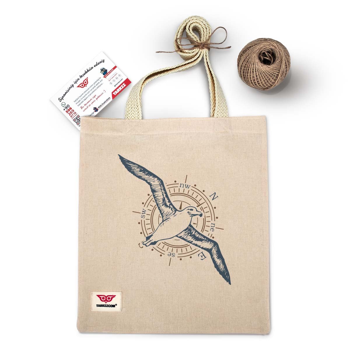 Ham Bez Çanta Tote Bag Albatros