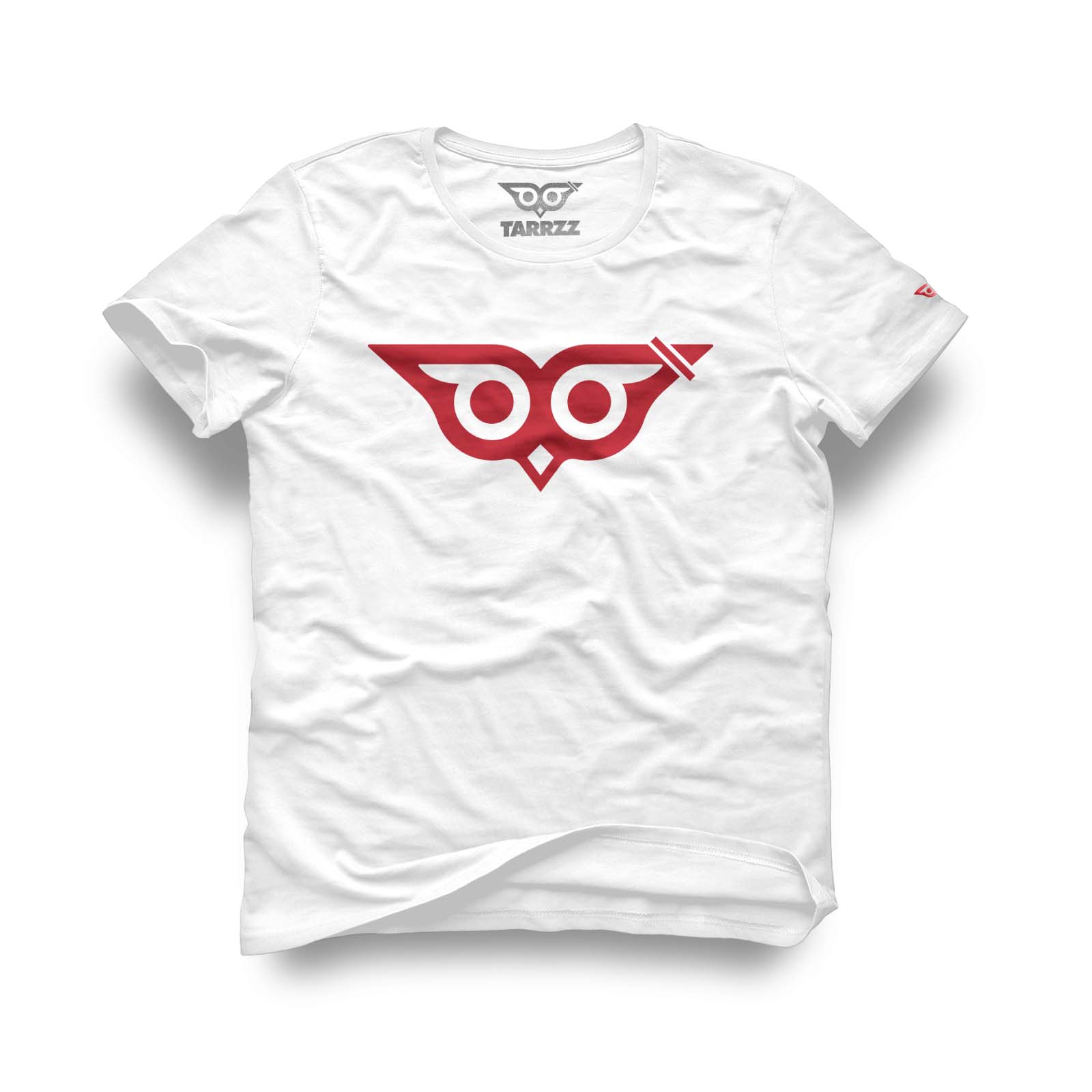 Outlet Tarrzz Façalı Baykuş Logo Tasarım Tişört