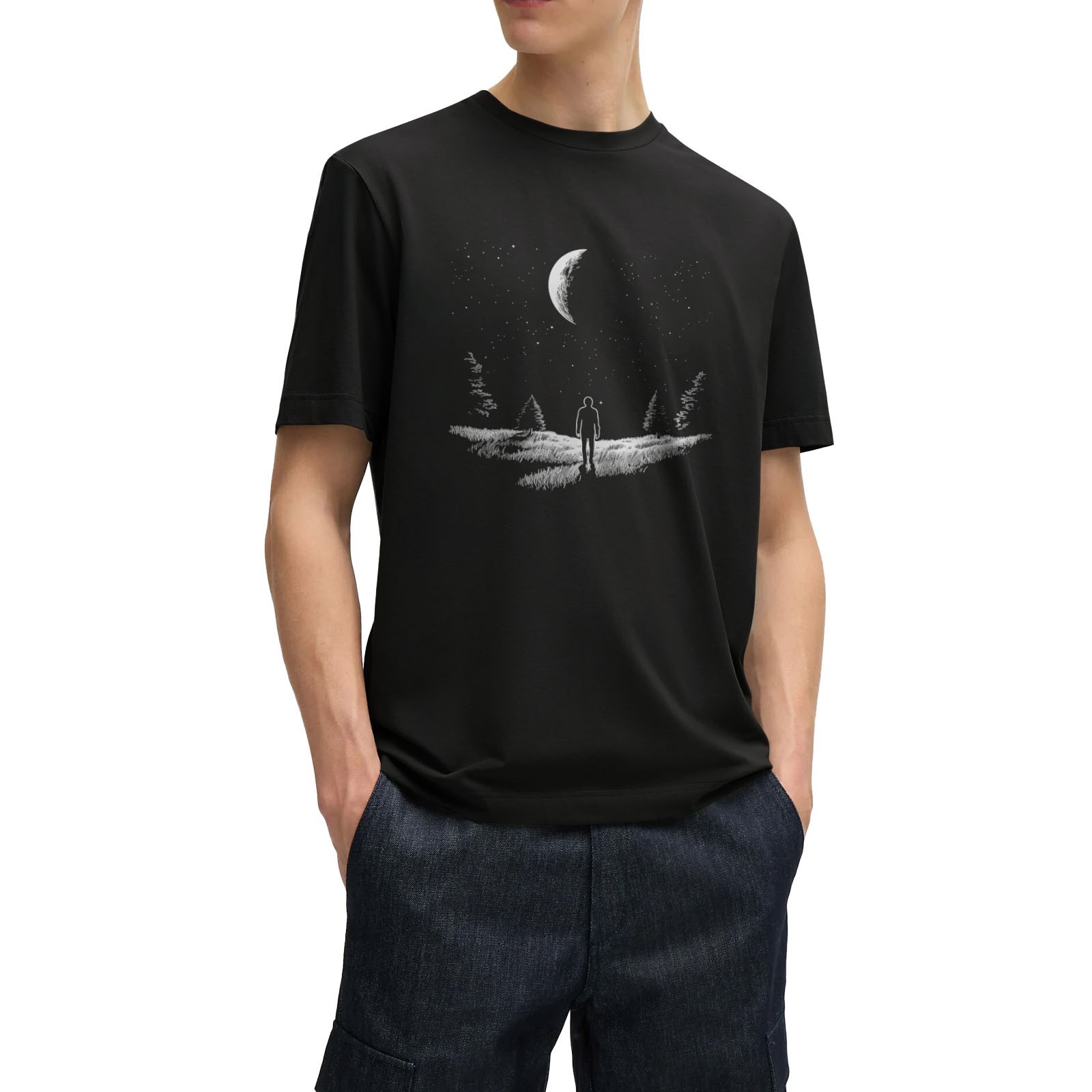 Night and Stars Graphic Tee