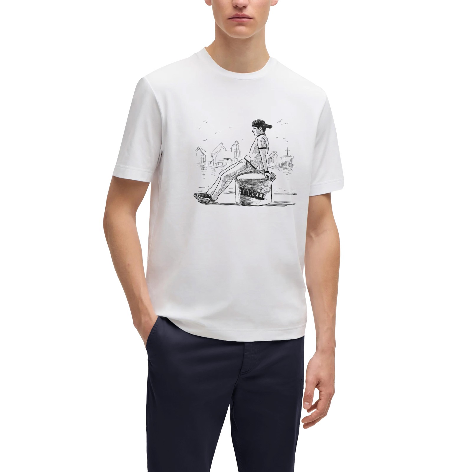 Pencil Sketch Graphic Tee