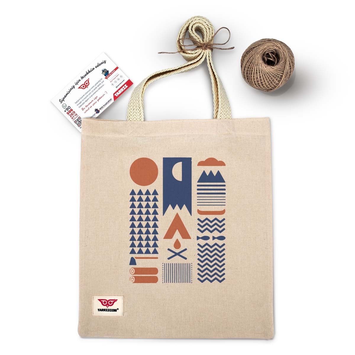 Ham Bez Çanta Tote Bag Kamp Bauhaus