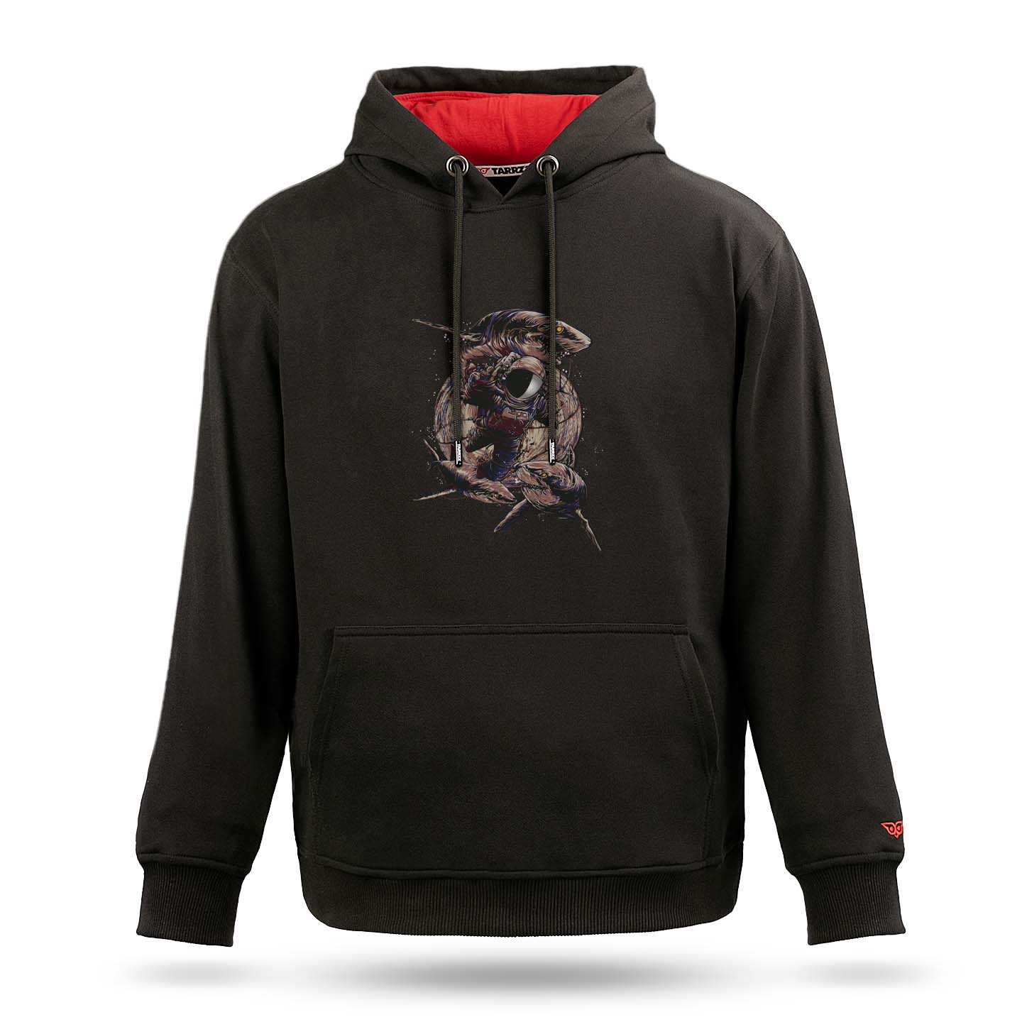 Outlet Köpekbalıklı Astronot Sweatshirt