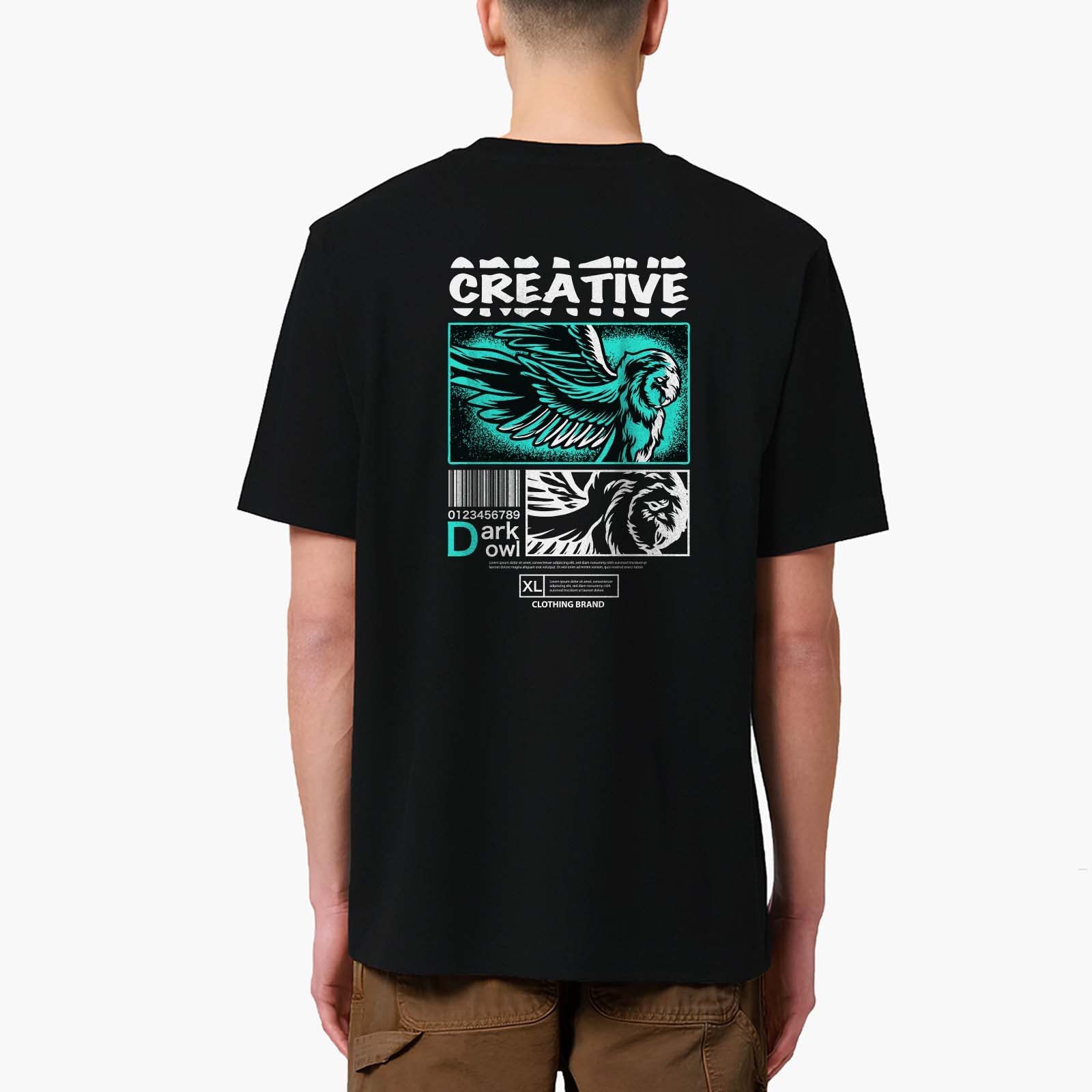 Creative Street Back Print Graphic Tee