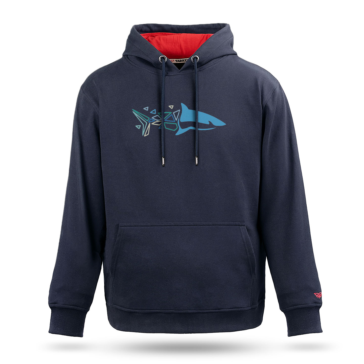 Piksel Köpekbalığı Kapşonlu Sweatshirt