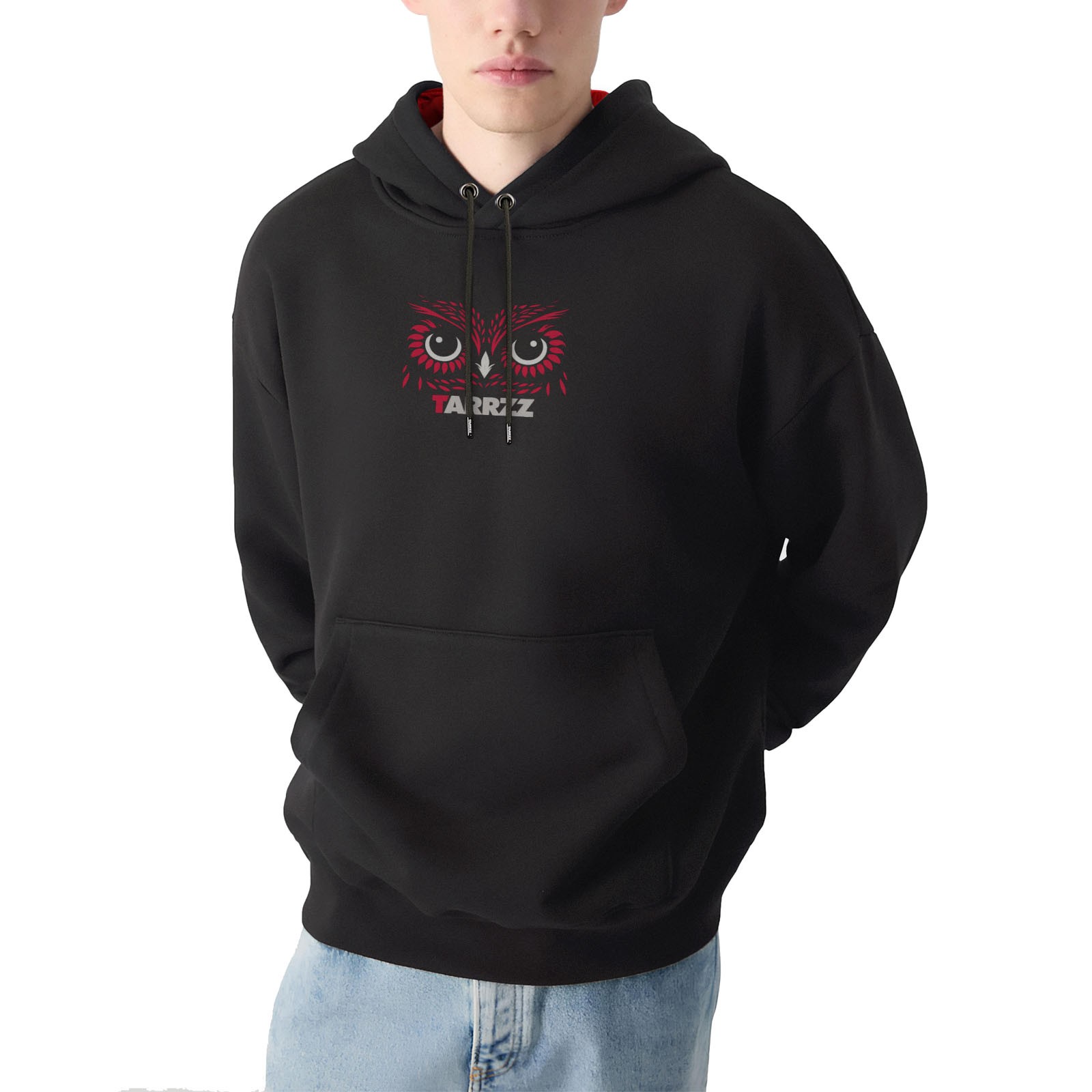 Brand Name Tasarım Kapşonlu Sweatshirt