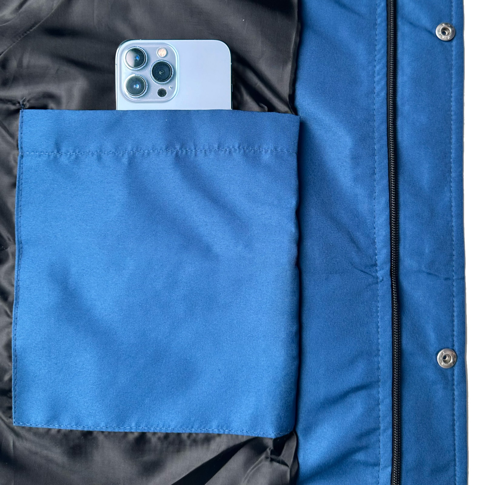 Oceanic Veil Oversized Style Hooded Raincoat Jacket