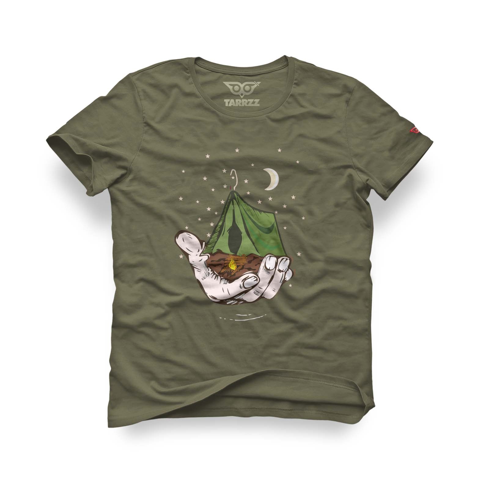 Camping and Night Graphic Tee