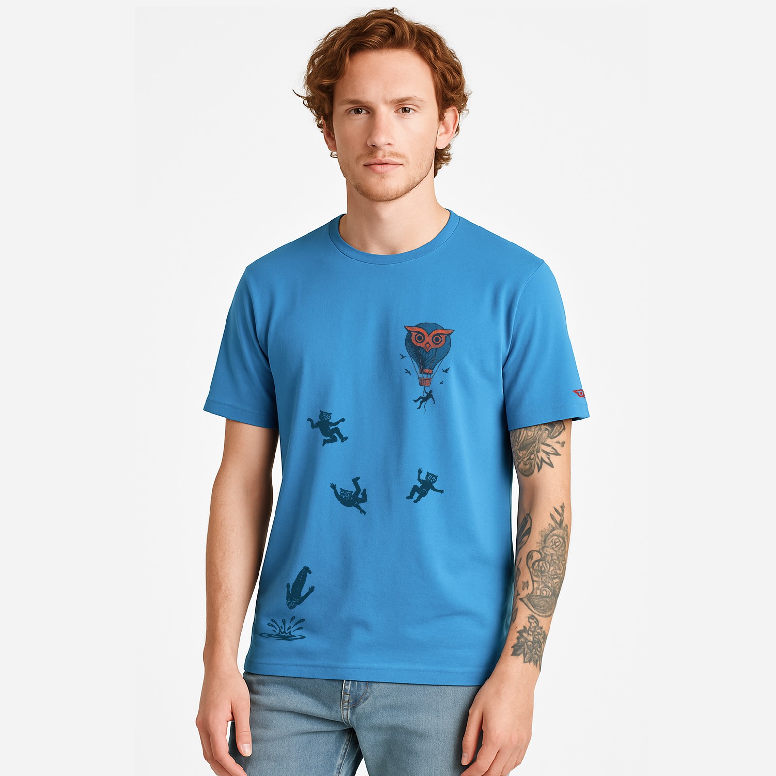 Tarrzz Owl Line Tasarım Tişört