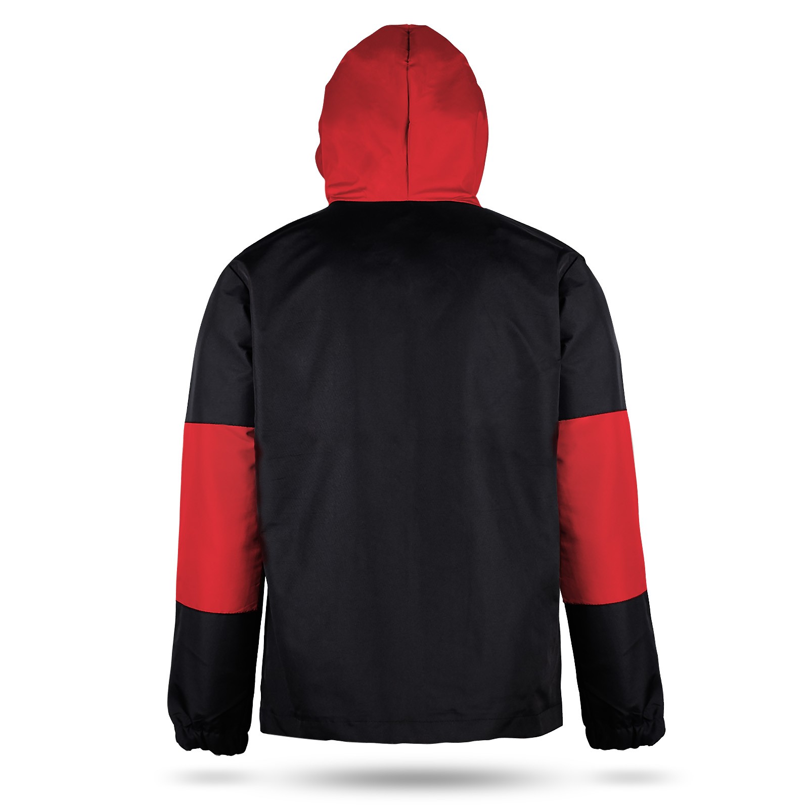 Red Tide Style Hooded Raincoat Jacket