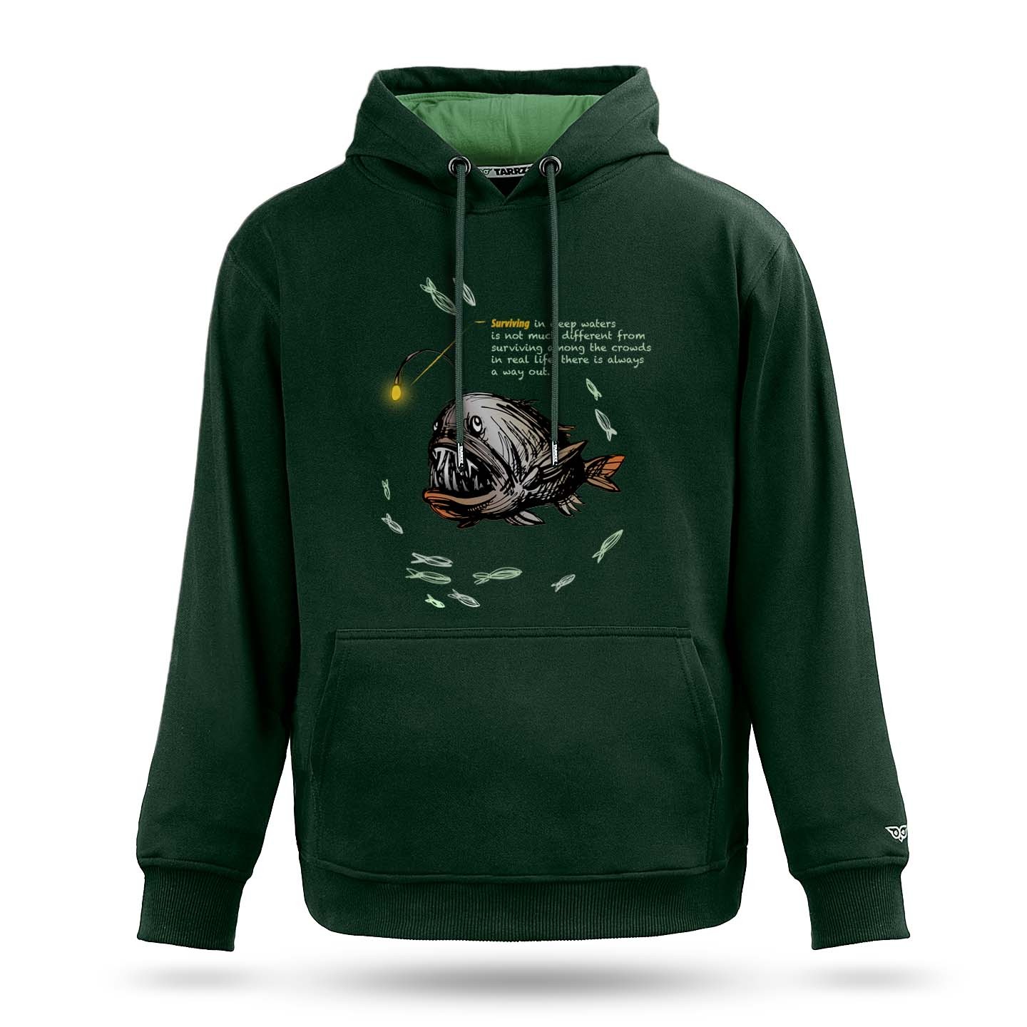 Life Light Tasarım Kapşonlu Sweatshirt