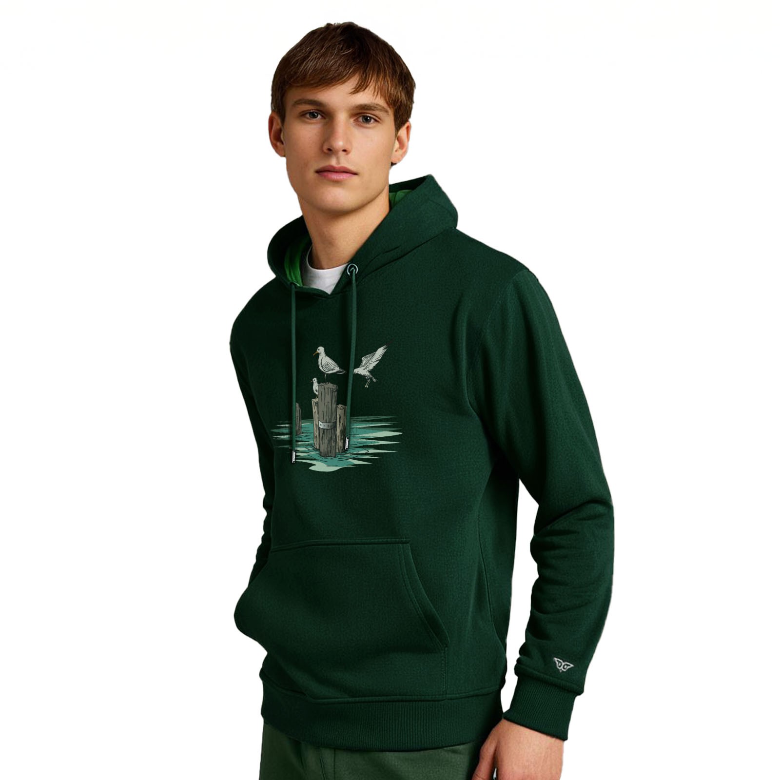 Back to Nature Design Graphic Hoodie