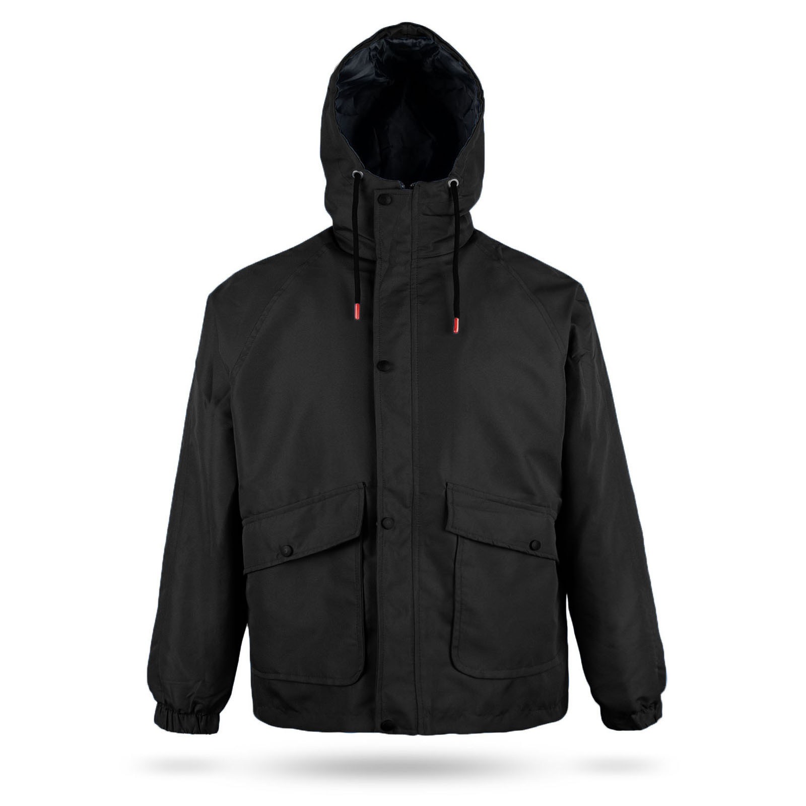 Tarrzzcom Oversize Zipped Design Raincoat Windbreaker