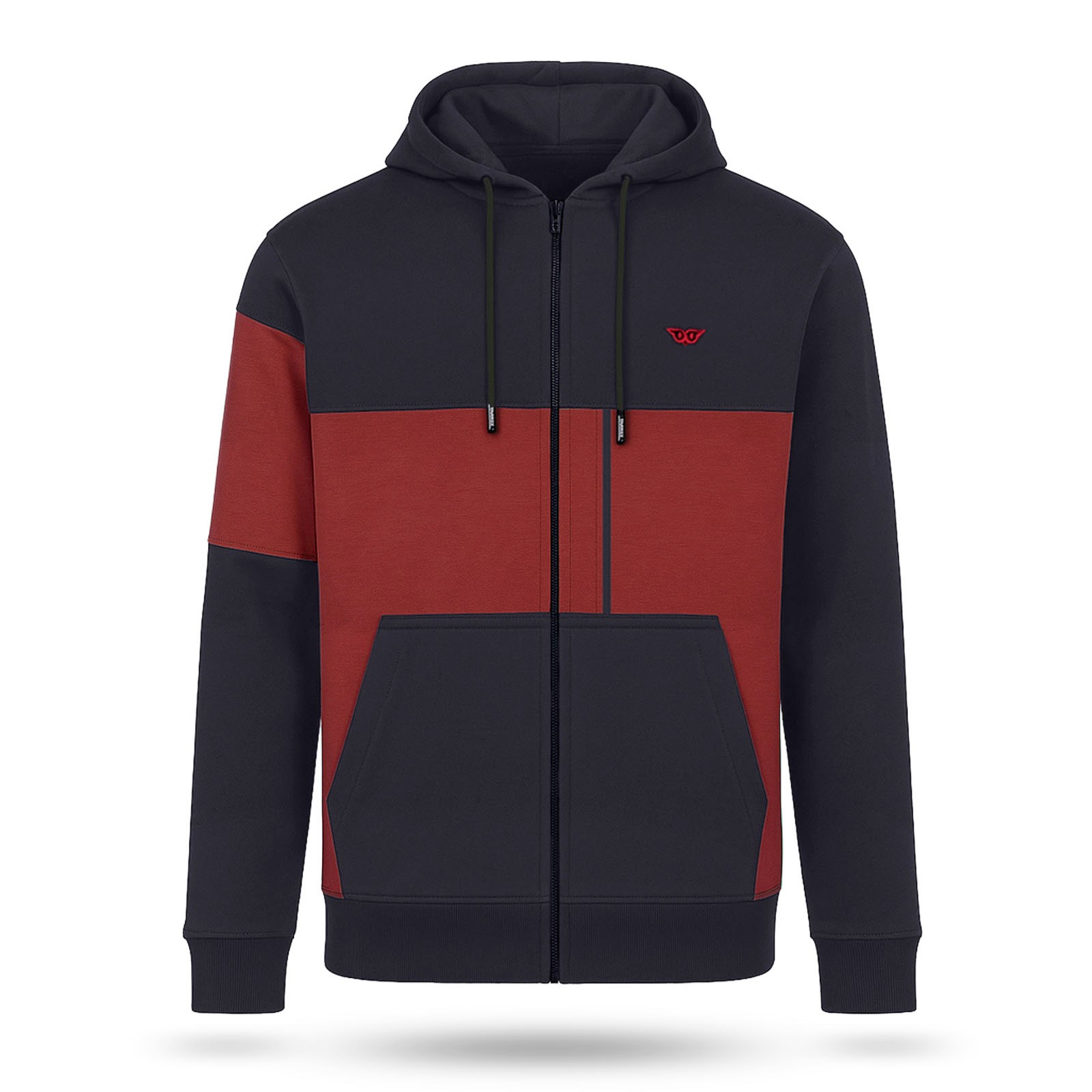 Kapşonlu Fermuarlı Sweatshirt Castor 