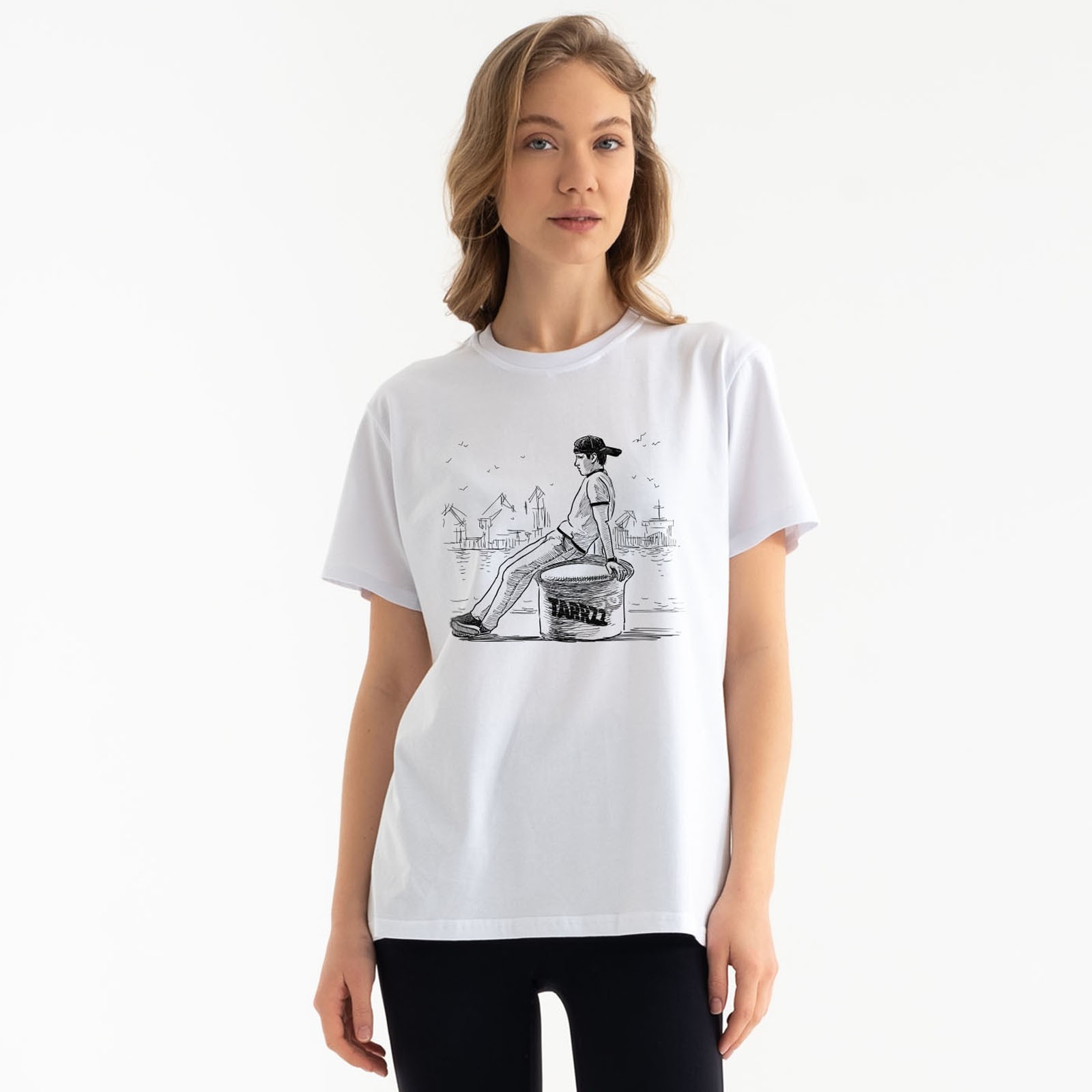 Pencil Sketch Graphic Tee