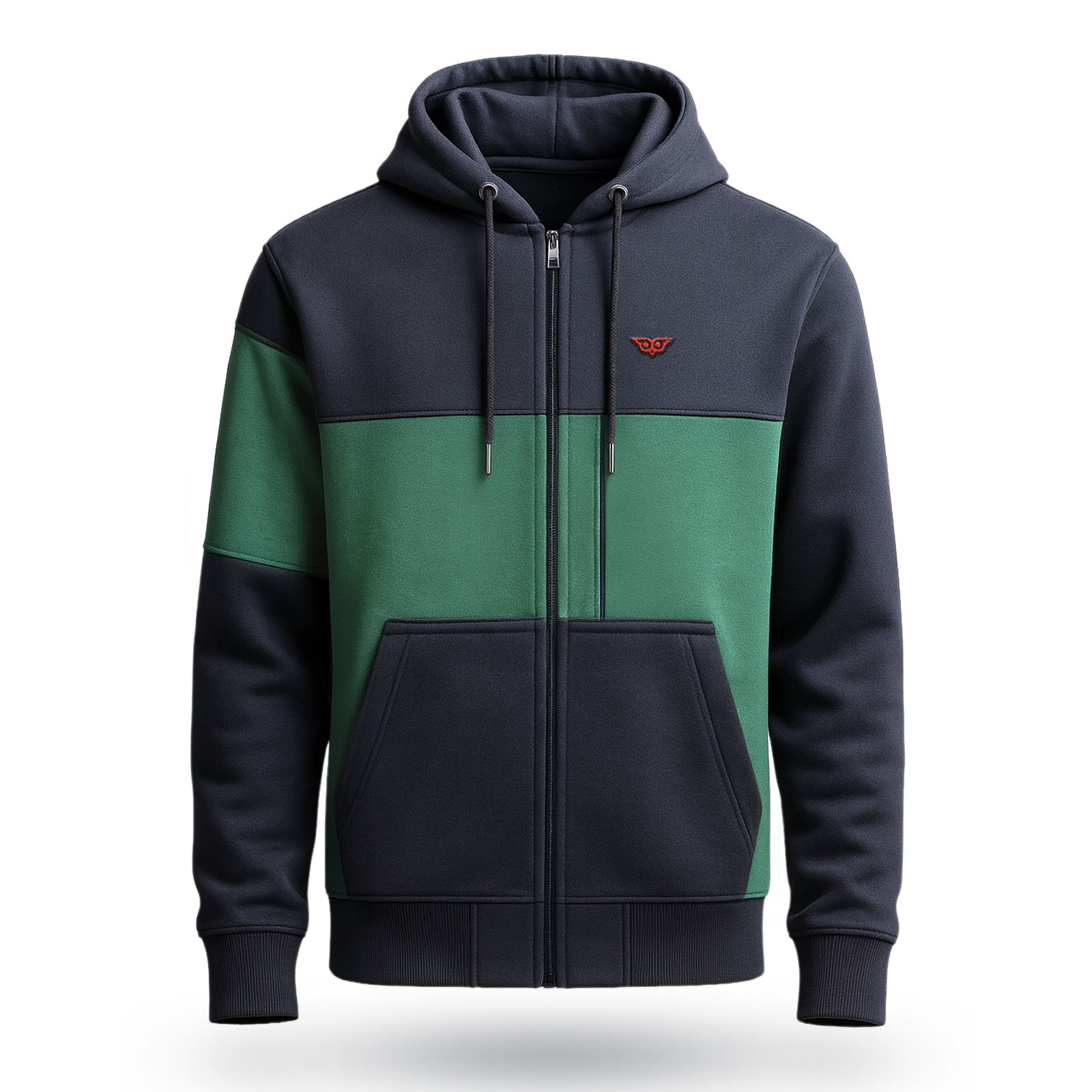 Kapşonlu Fermuarlı Sweatshirt Pollux