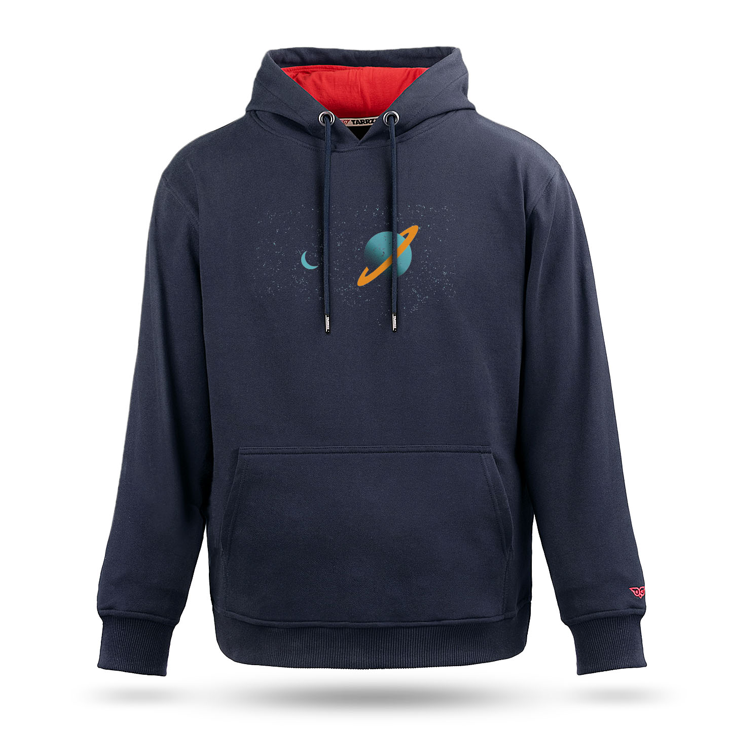 Satürn Tasarım Kapşonlu Sweatshirt