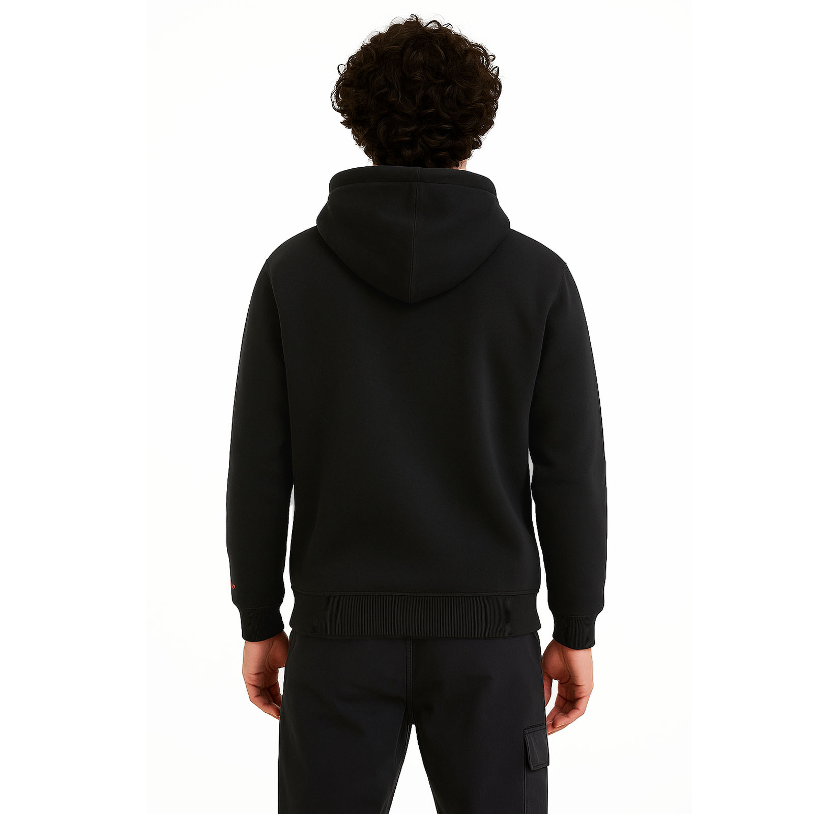 Köpekbalığı Gücü Tasarım Kapşonlu Sweatshirt