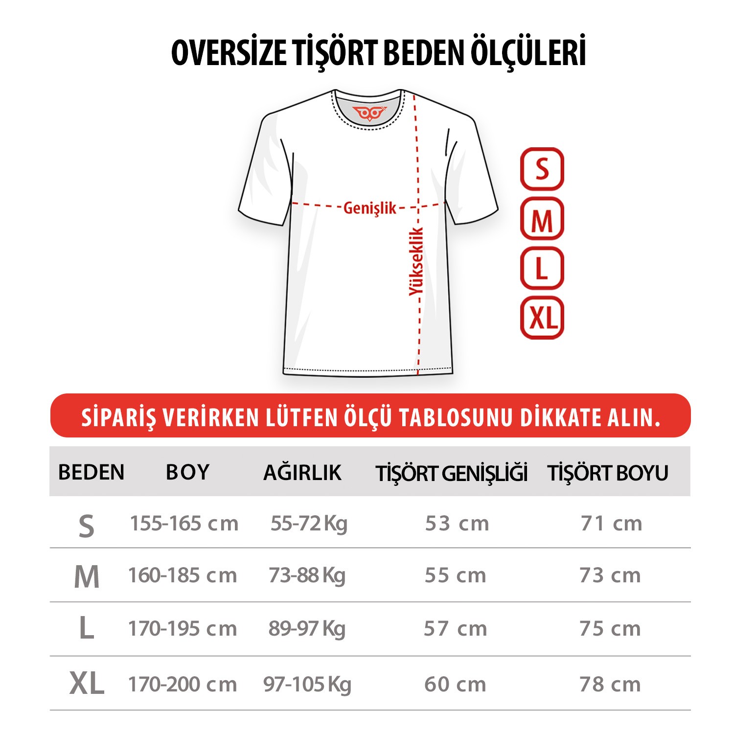 Outlet Oversize Bol Kesim Tişört Köpekbalığı Gücü