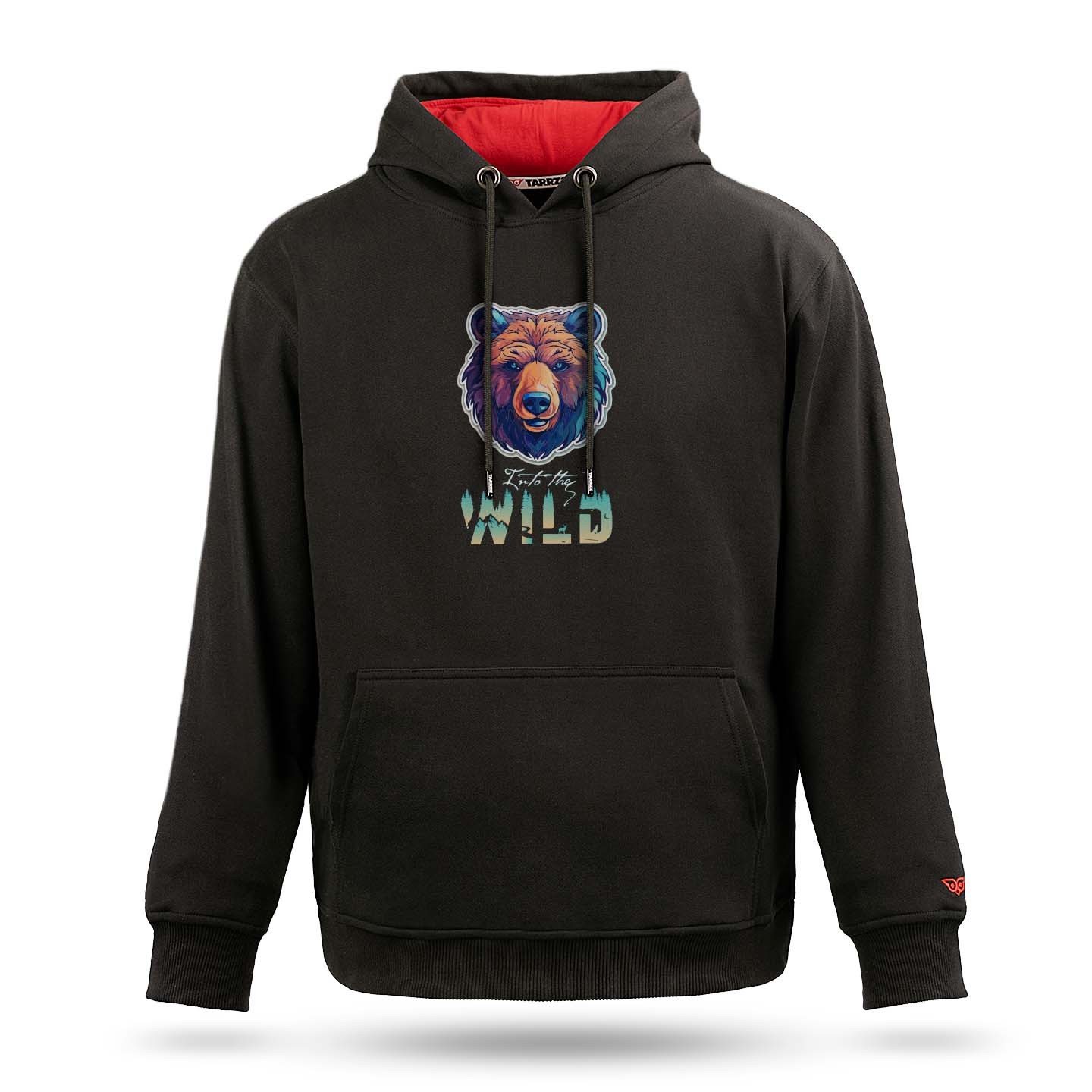 Bear Colored Tasarım Kapşonlu Sweatshirt