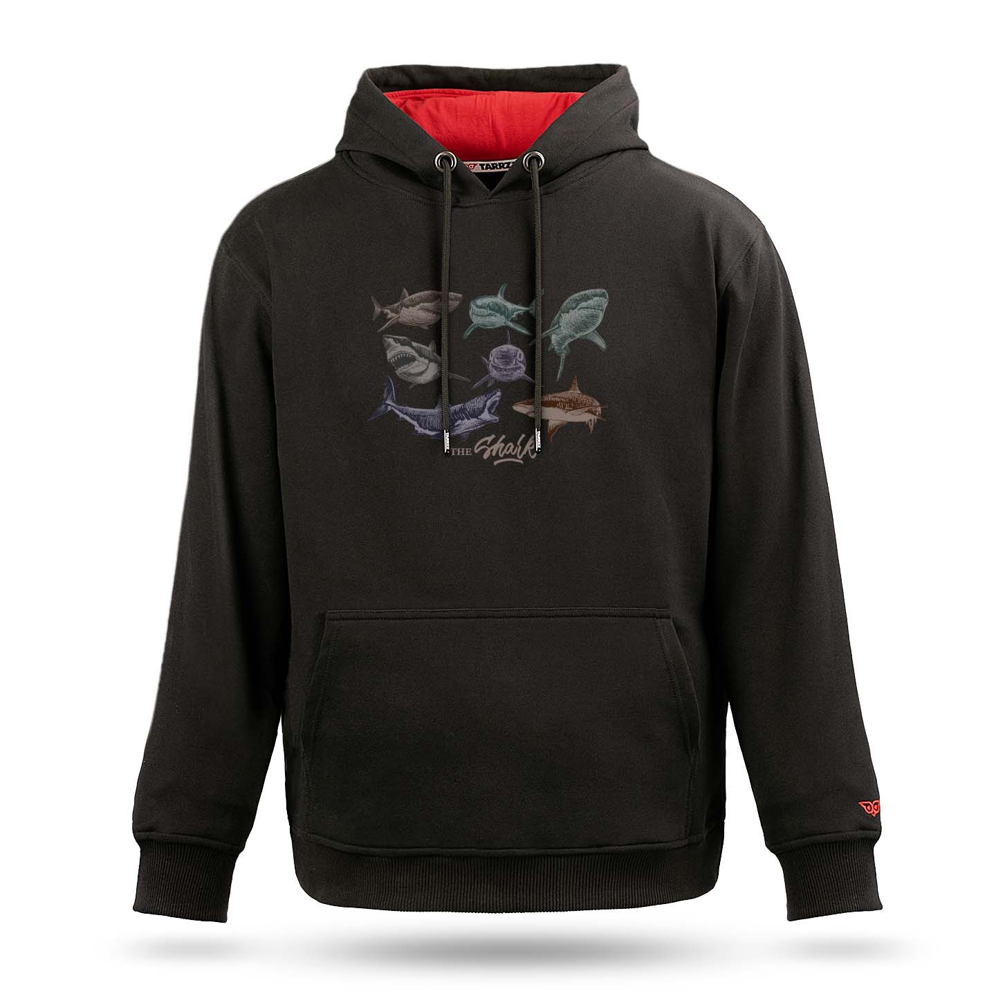 Shark Free Tasarım Kapşonlu Sweatshirt