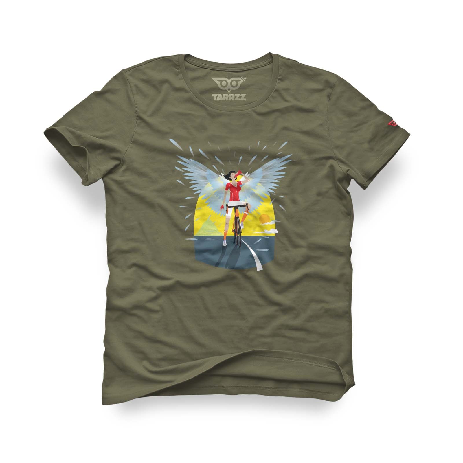 Winged Cyclist Graphic Tee