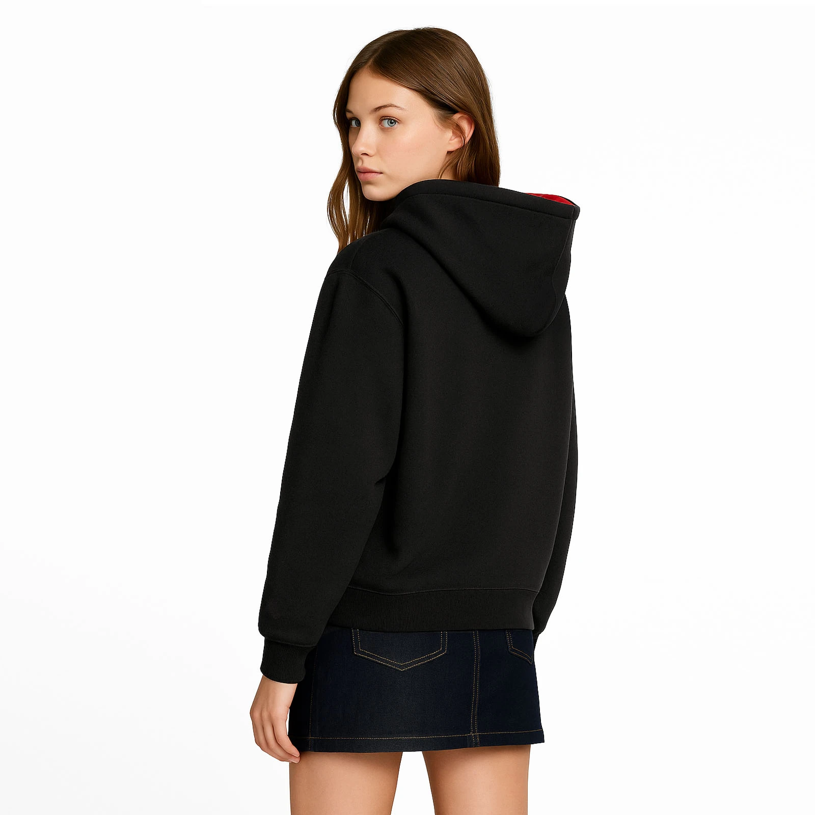 Sea Horse Tasarım Kapşonlu Sweatshirt