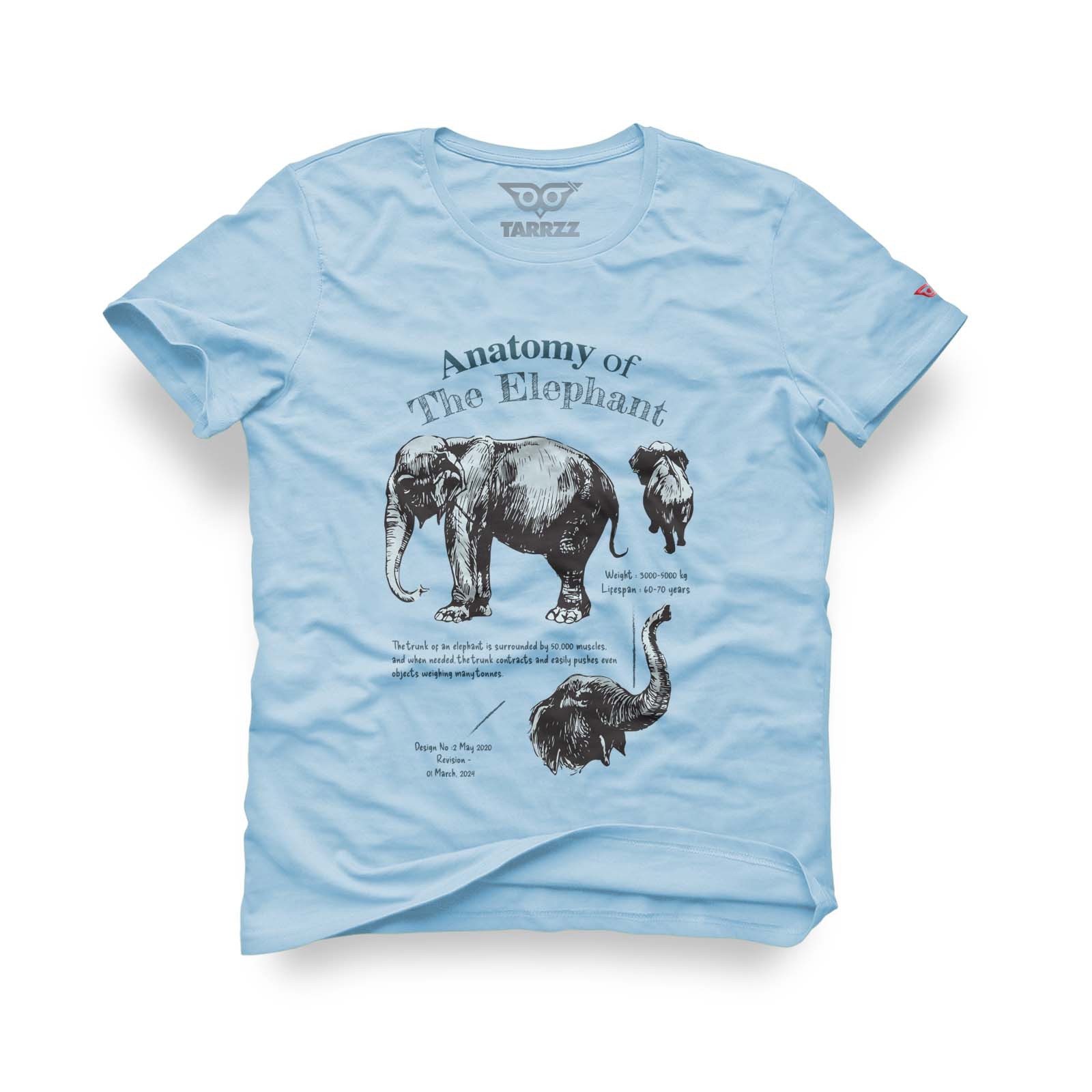 Anatomy Elephant Graphic Tee