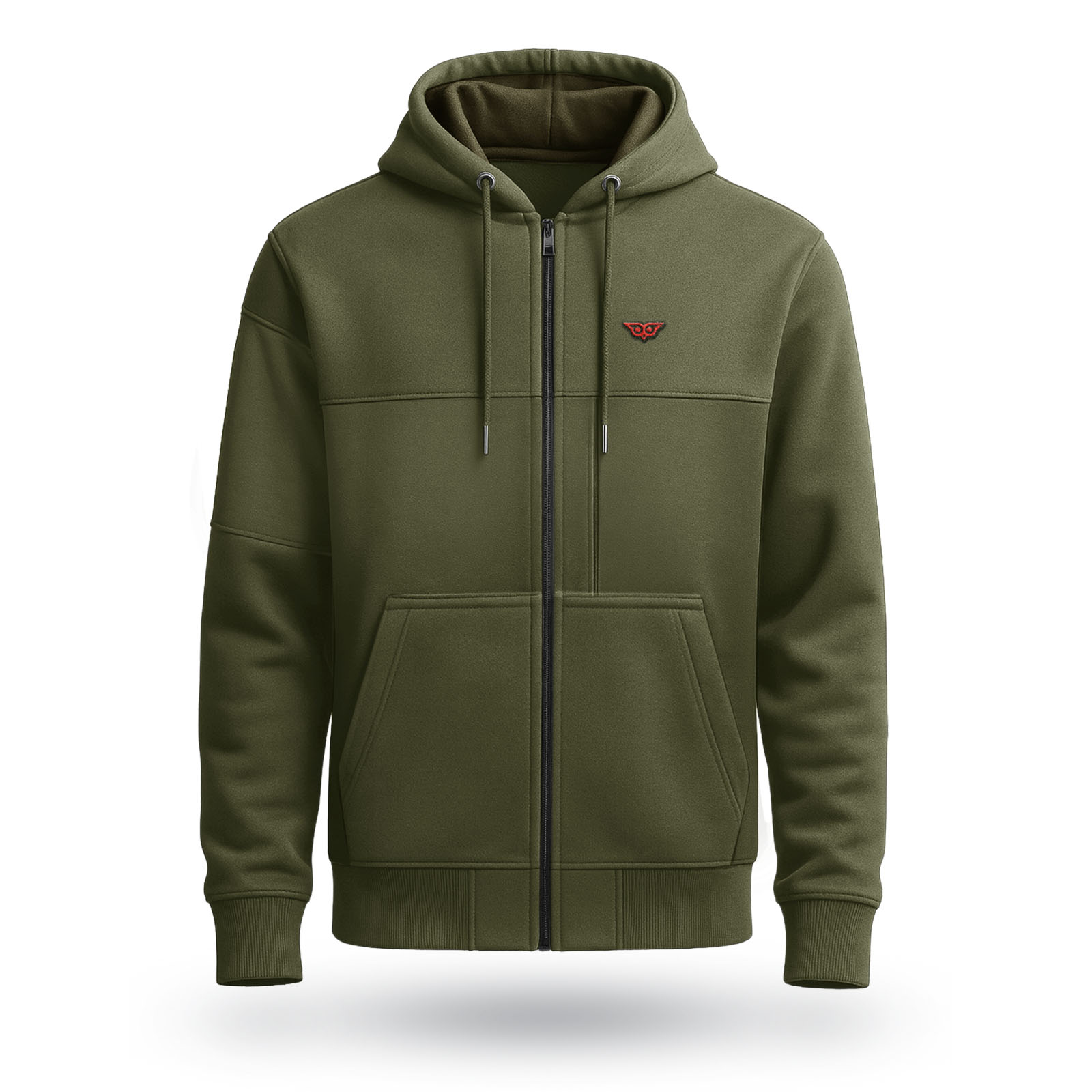 Kapşonlu Fermuarlı Sweatshirt  Orpheus