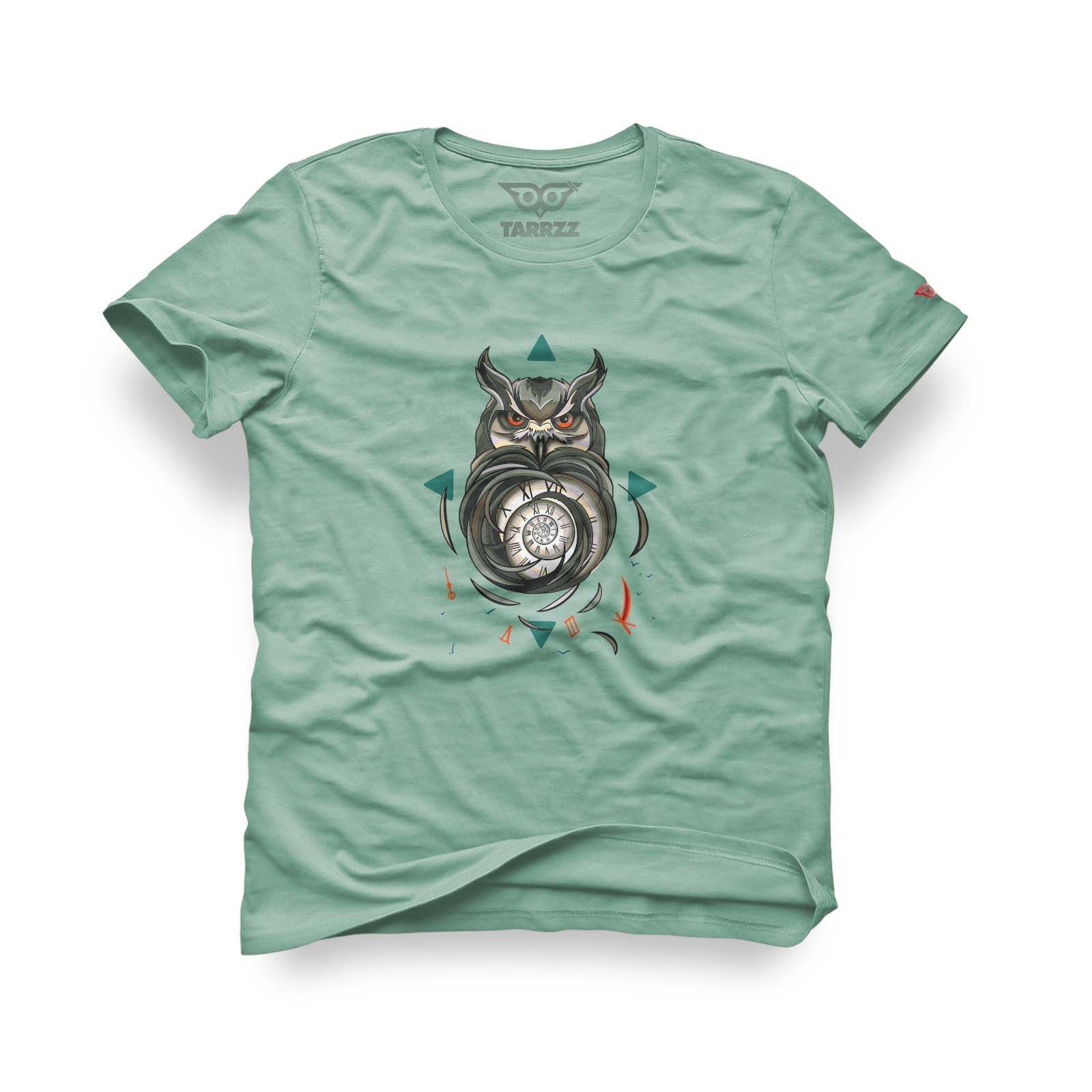 Owl and Time Graphic Tee