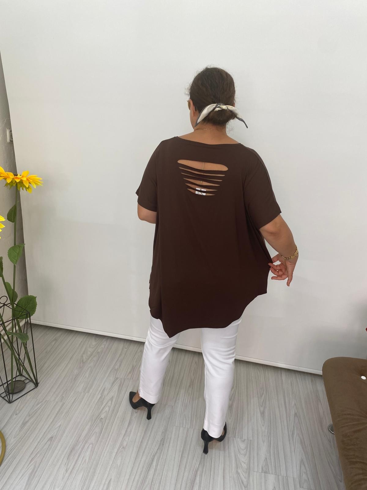 SIRT DEKOLTELİ PAMUKLU PENYE