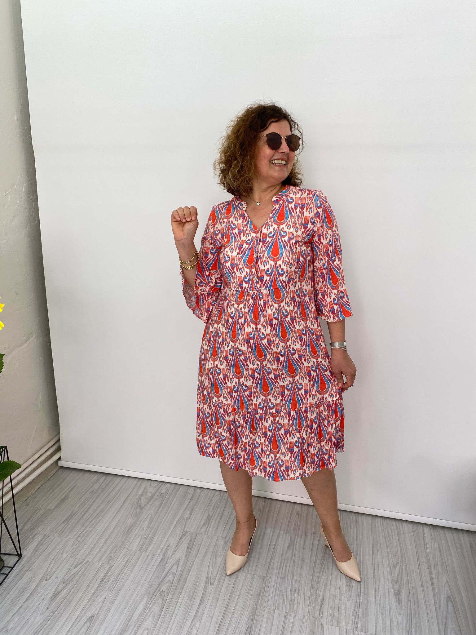 DAMLA DESEN ELBİSE - MERCAN