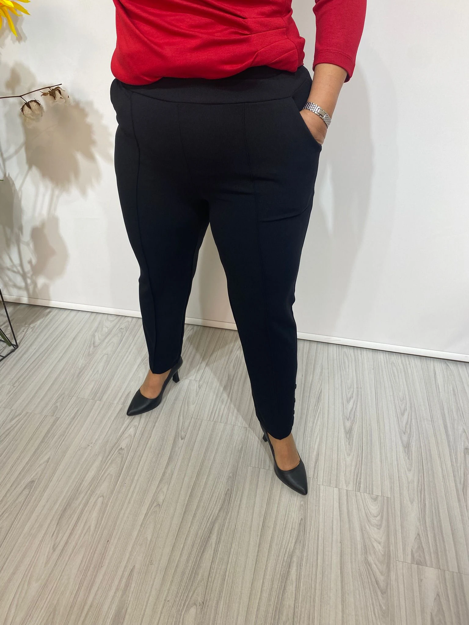 3 DÜĞME CREP PANTOLON