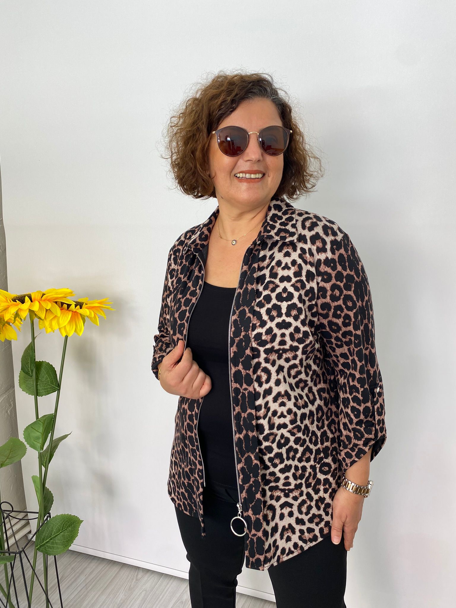 LEOPAR DESENLİ BLUZ
