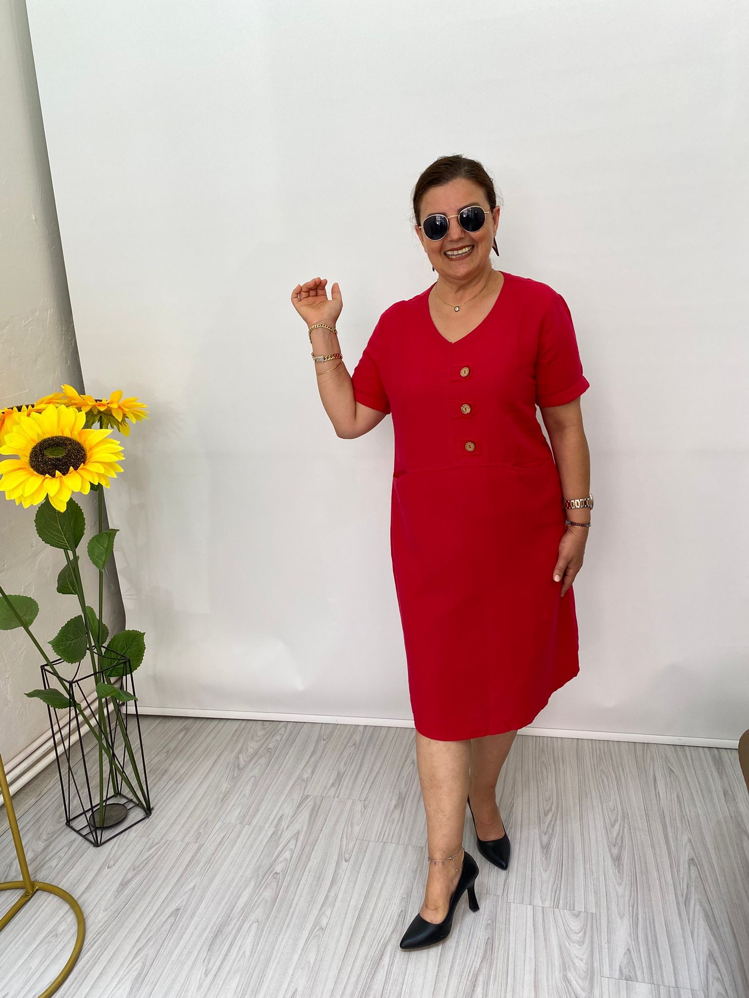 3 DÜĞME ELBİSE