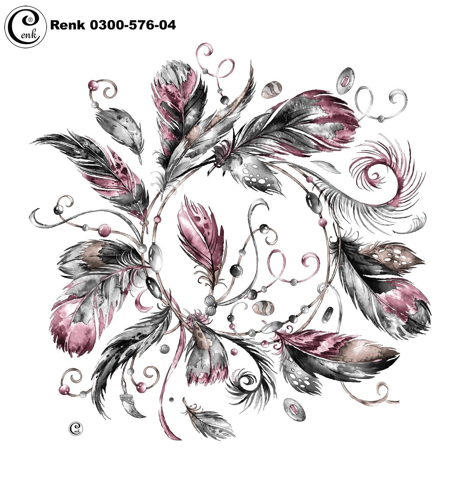 Cenk Desenli Yazma 576 - Renk No: 04