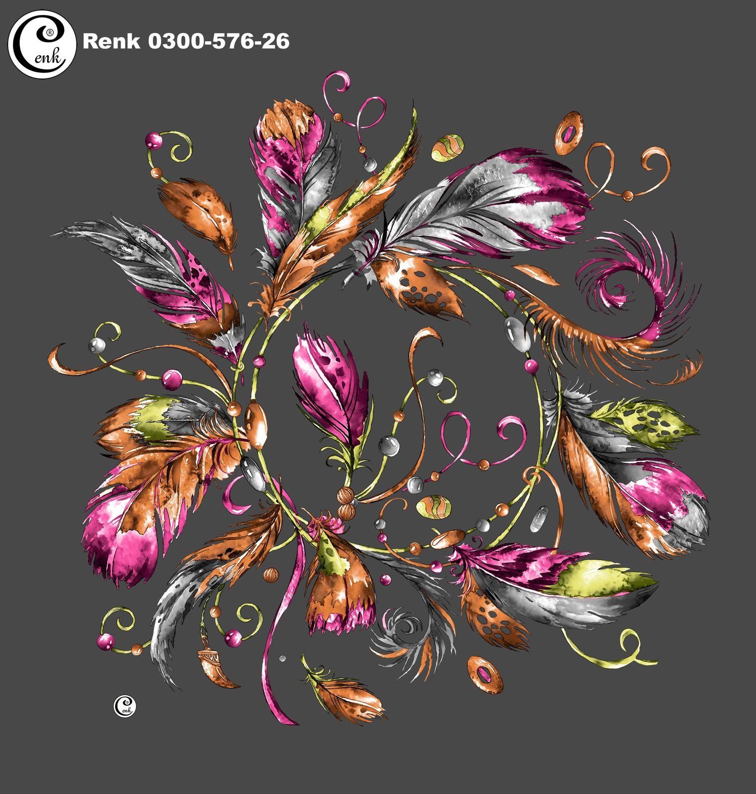 Cenk Desenli Yazma 576 - Renk No: 26