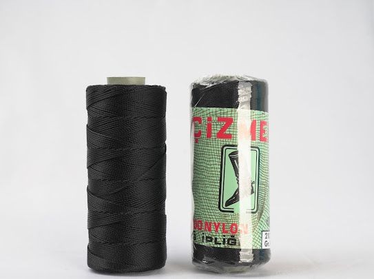 Çizmeli Ağ/Tesbih Naylon İplik - Siyah / No:15