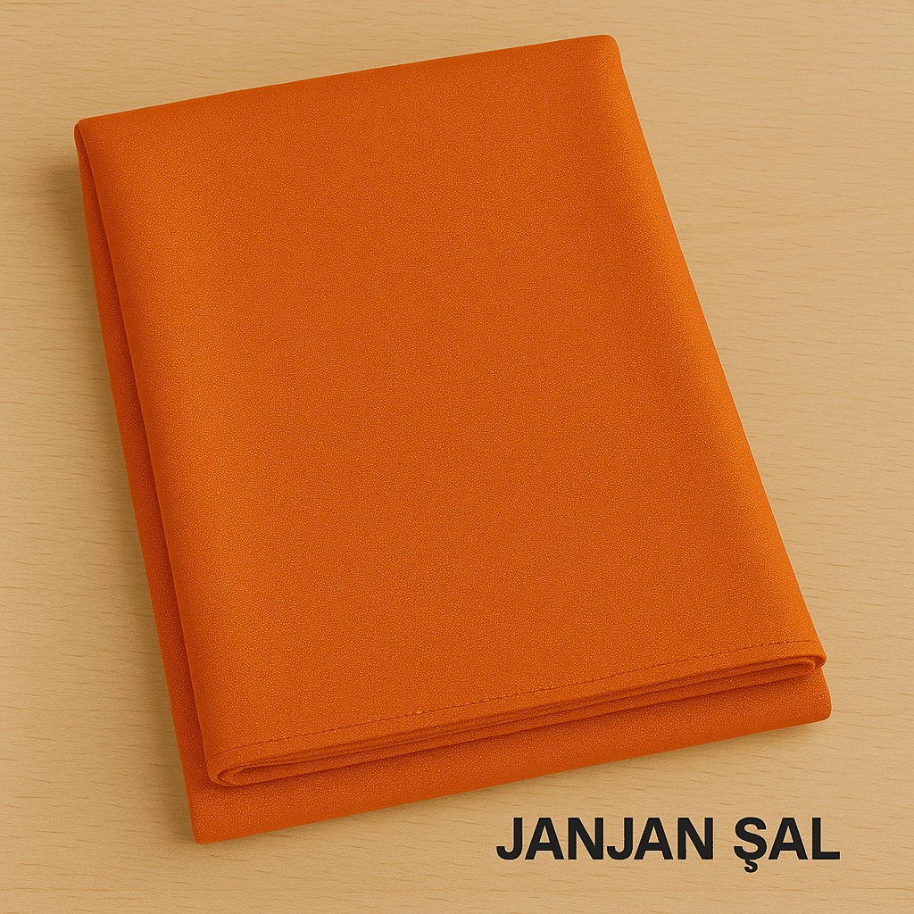 Eyfel Jan Jan Şal - Oranj
