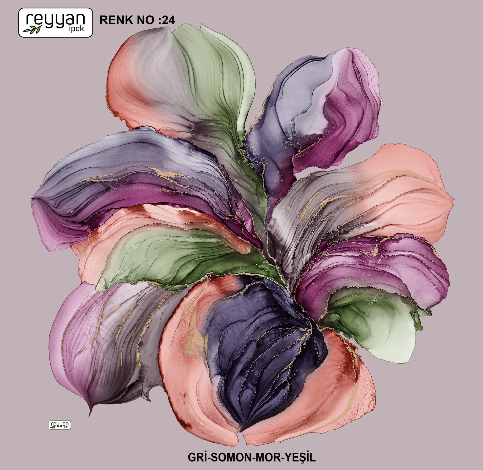 Reyyan Desenli Yazma *70 - Renk No: 24