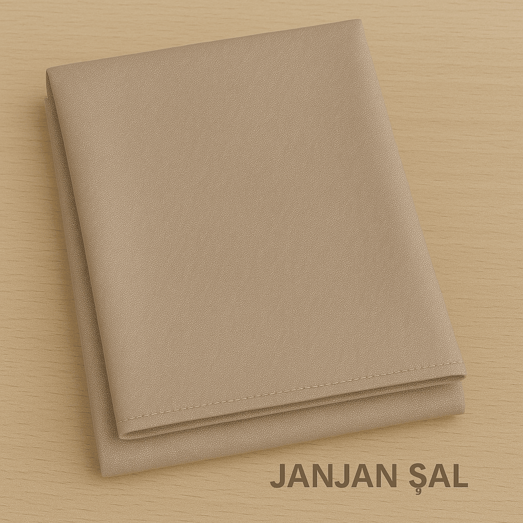 Eyfel Jan Jan Şal - Açık Vizon