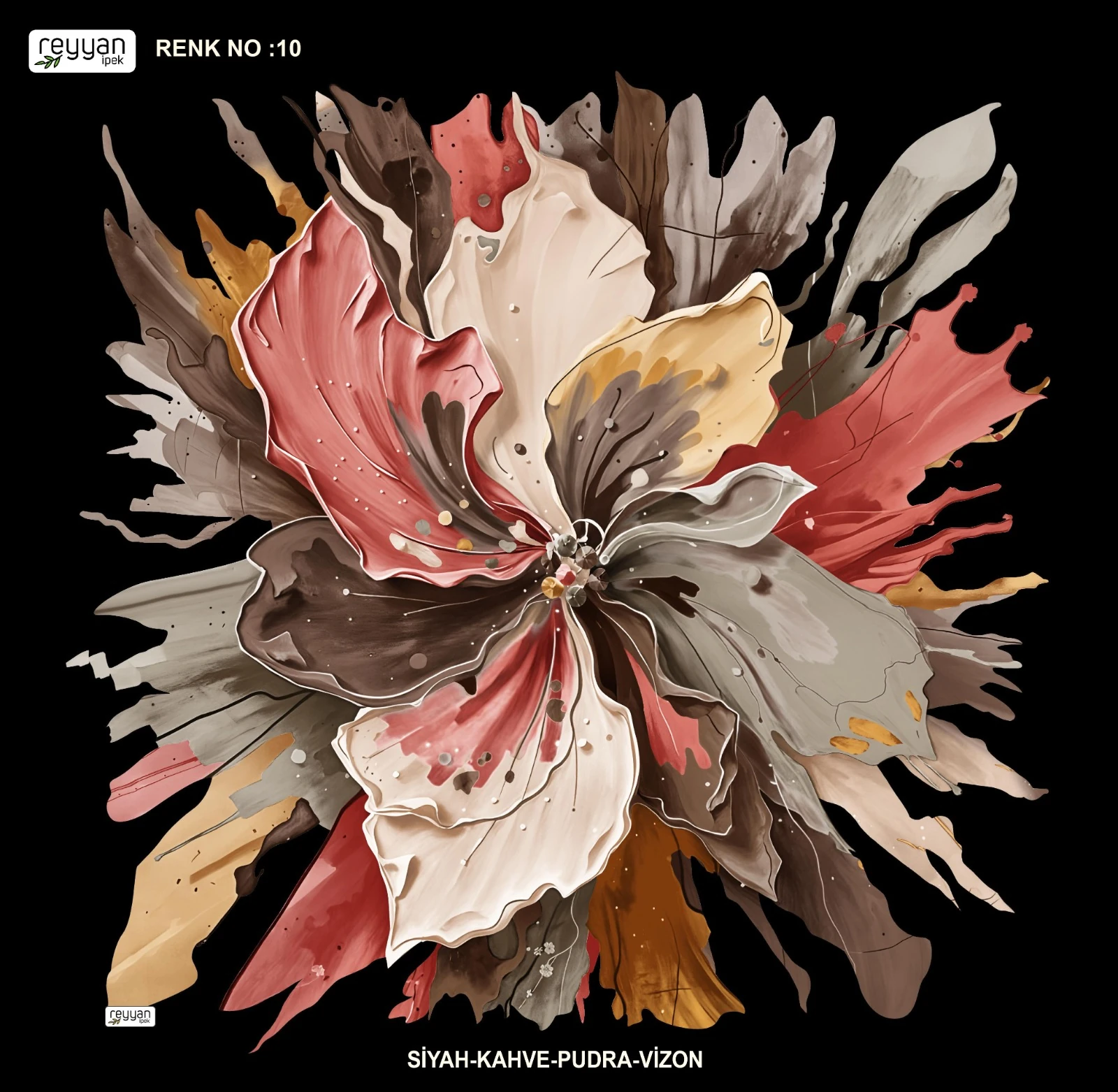 Reyyan Desenli Yazma - Nera / Renk No : 10