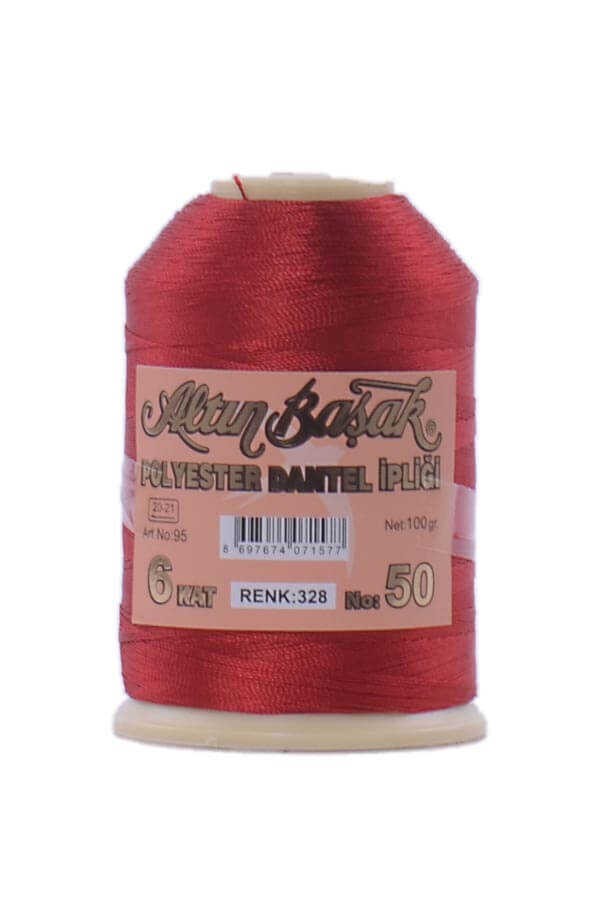 Altınbaşak 100 Gr Dantel İplik - 328 - Kırmızı