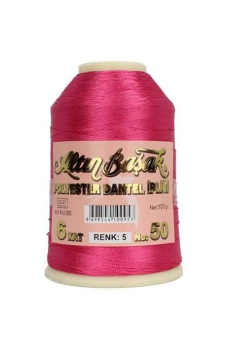 Altınbaşak 100 Gr Dantel İplik - 5 - Açık Fuşya