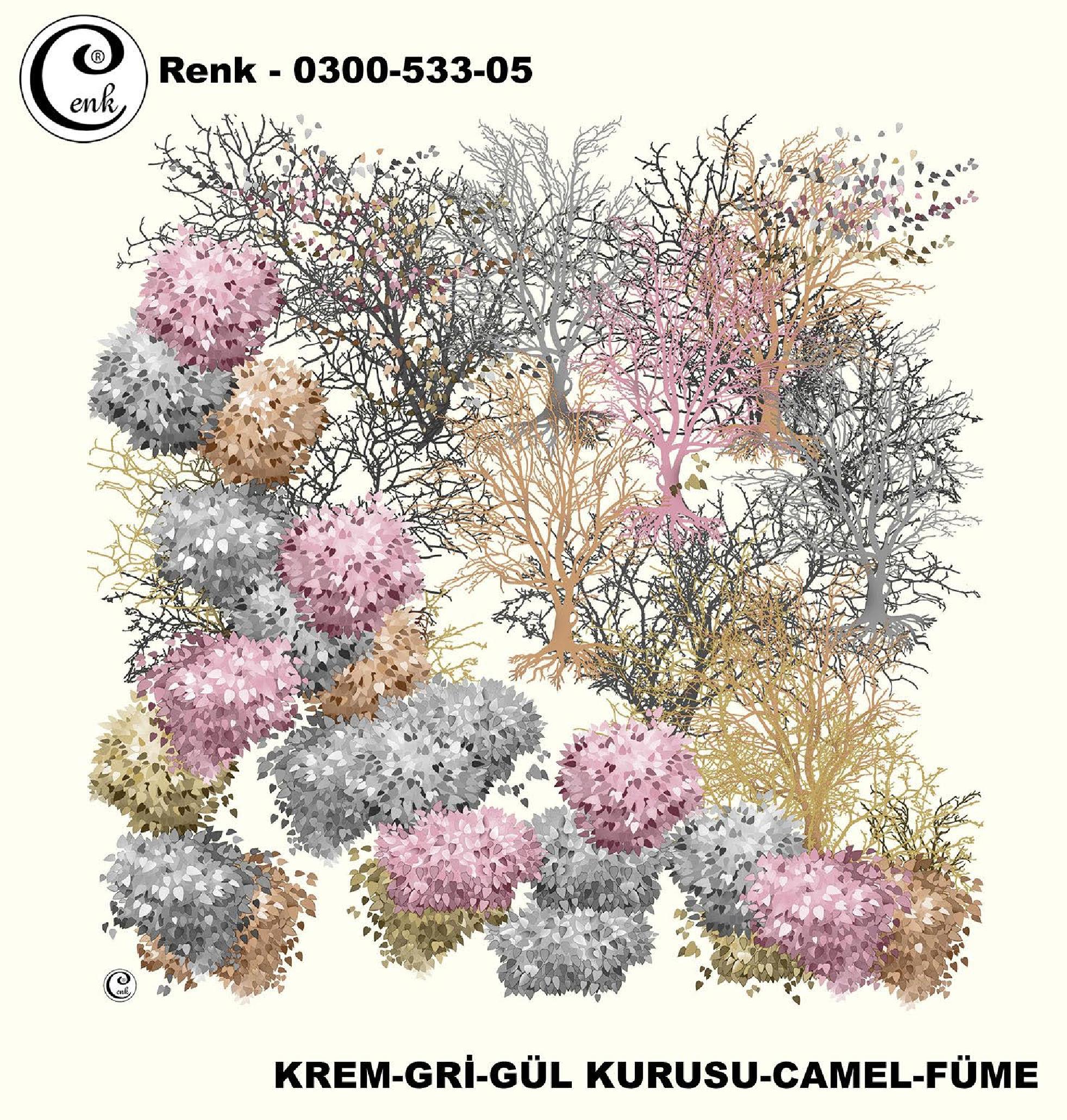 Cenk Desenli Yazma 533 - 533-05